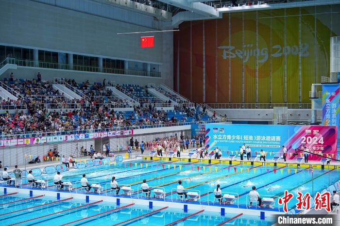 近2000名选手齐聚水立方，参与青少年短池游泳邀