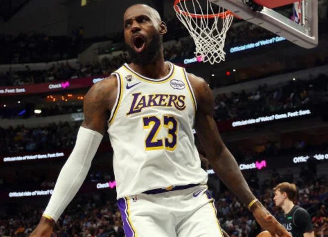 NBA现役球员运动战进球数TOP5：詹姆斯领跑，杜兰